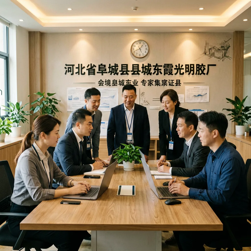 河北省阜城县县城东霞光明胶厂